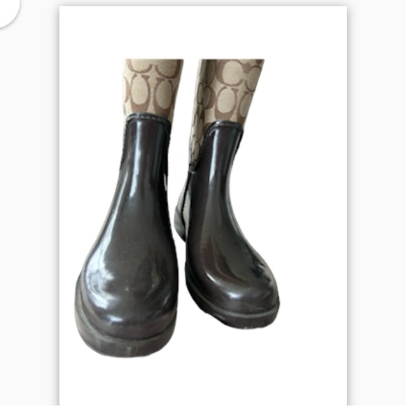 - Authentic Couch Rain-boot Brown sz8 - Picture 3 of 12